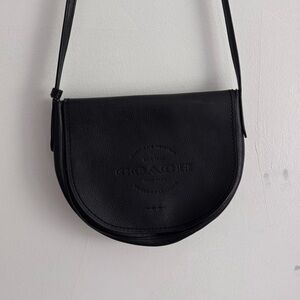 Coach Black Leather Crossbody Bag